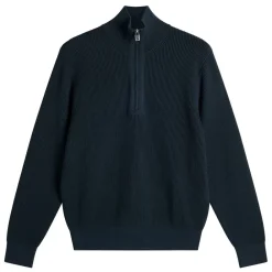 Hot J.Lindeberg Alex Half Zip Knitted Sweater Herr