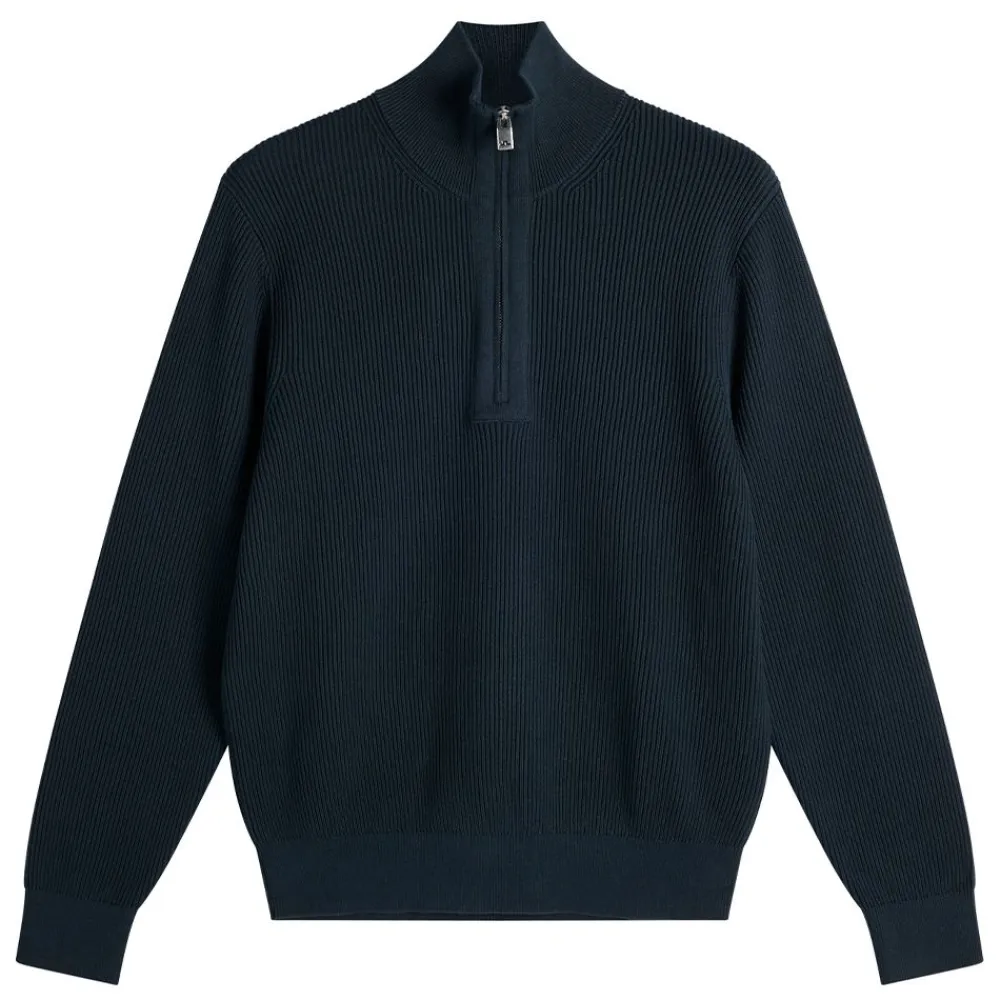 Hot J.Lindeberg Alex Half Zip Knitted Sweater Herr