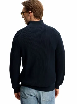 Hot J.Lindeberg Alex Half Zip Knitted Sweater Herr