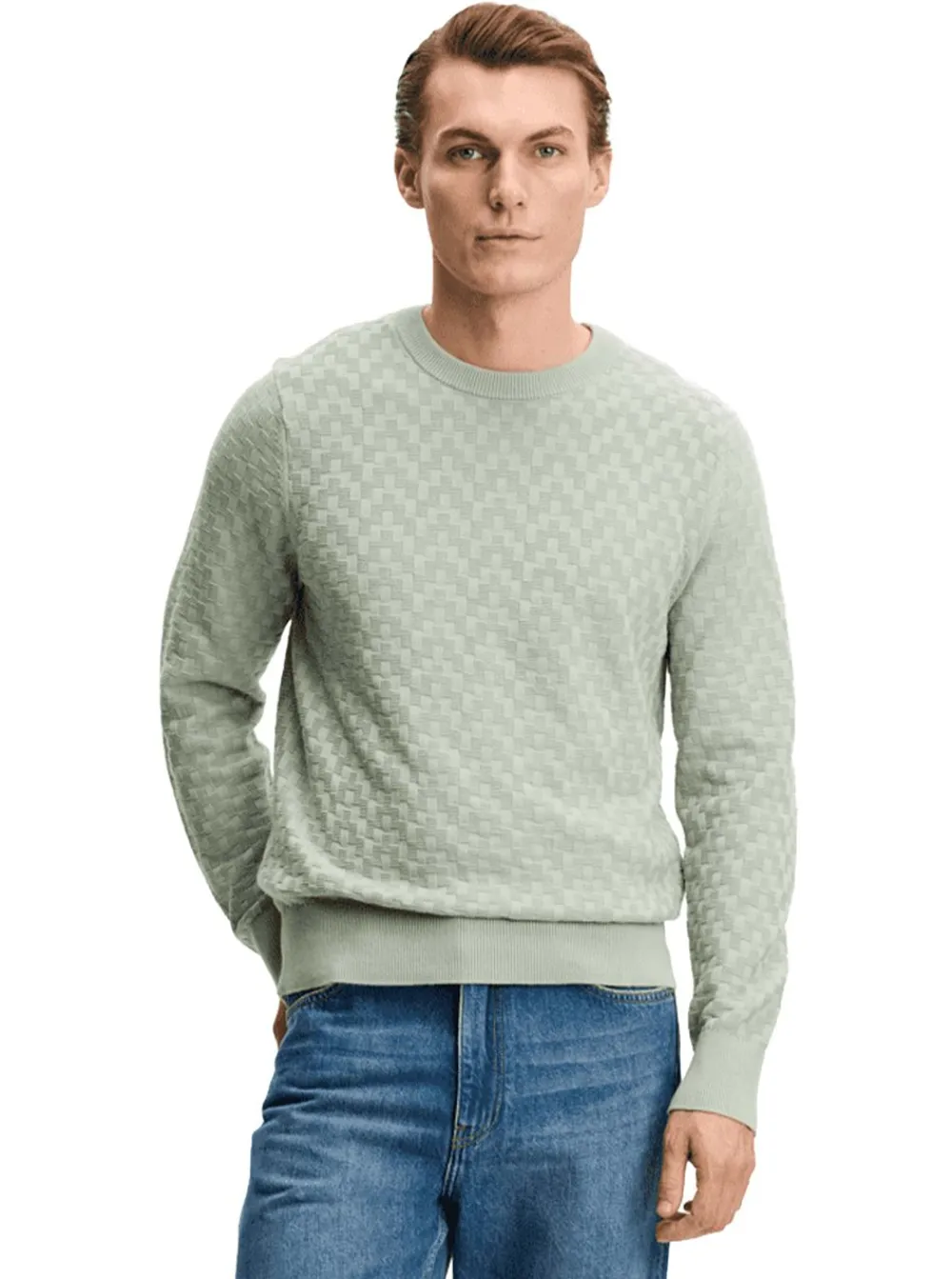 Clearance J.Lindeberg Arthur Knit Org Cotton Herr