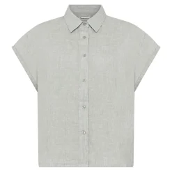 Allt Under Överdelar|Skjortor & Blusar | Knowledge Cotton ATER fod up hort eeve inen hirt Da
