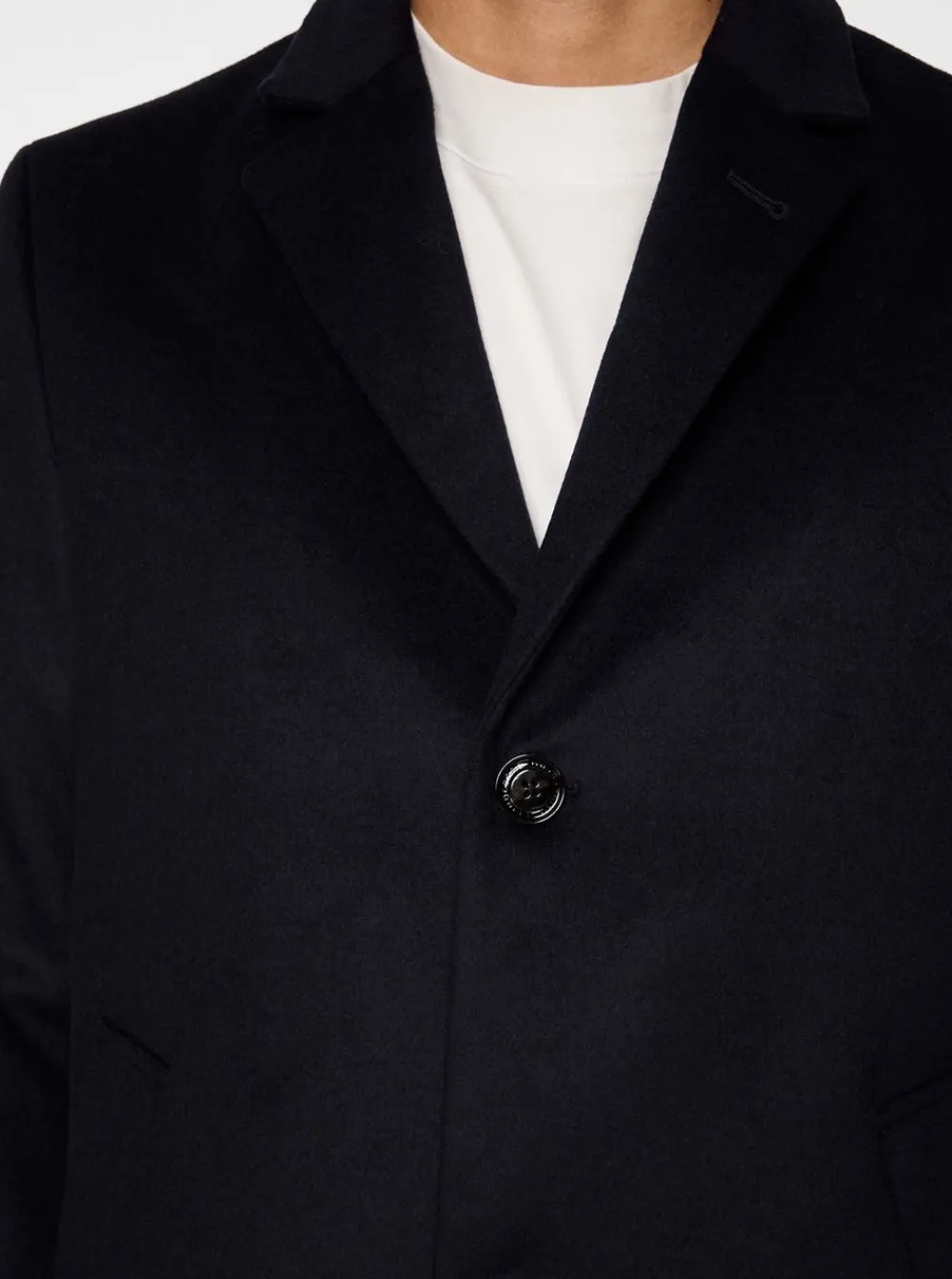 Discount J.Lindeberg August Melton Cashmere Coat herr