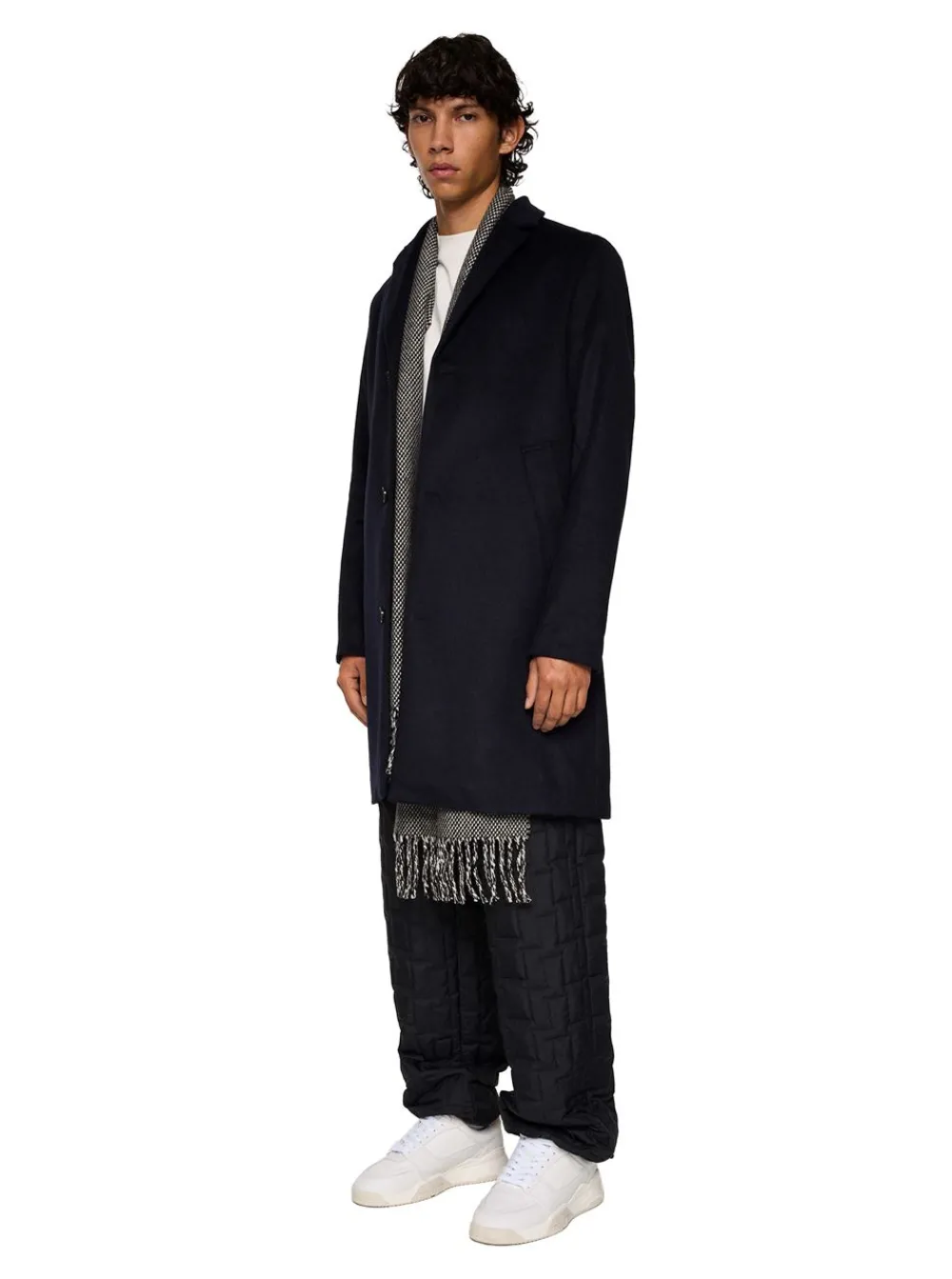 Discount J.Lindeberg August Melton Cashmere Coat herr