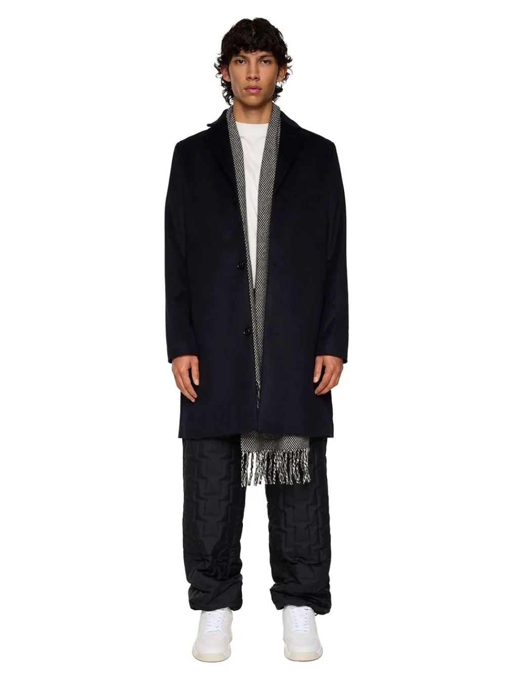 Discount J.Lindeberg August Melton Cashmere Coat herr