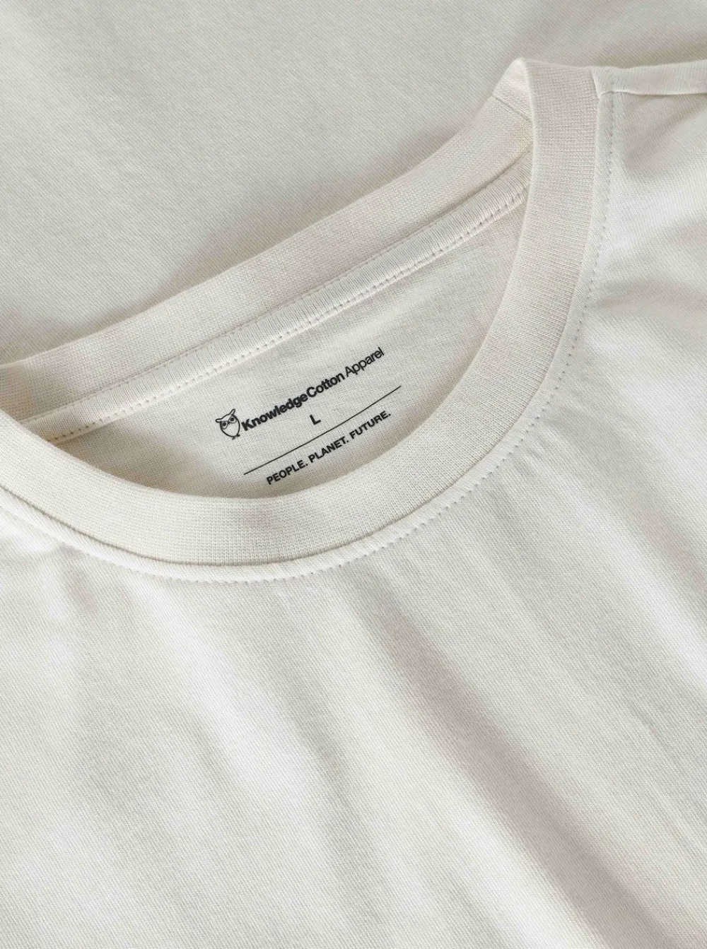 Outlet Knowledge Cotton Back print t-shirt Herr