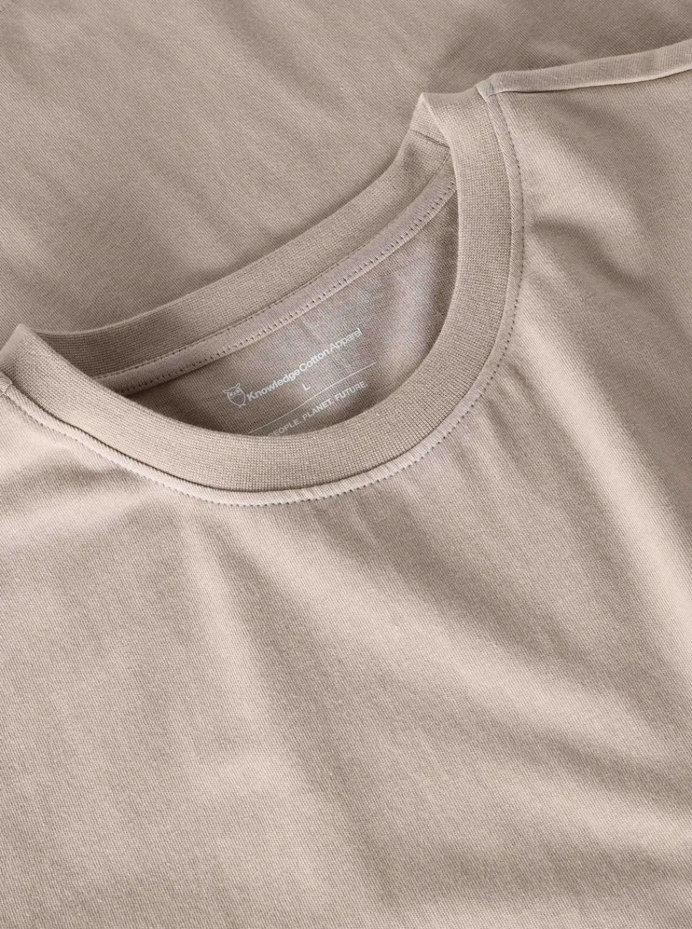 Outlet Knowledge Cotton Back print t-shirt Herr