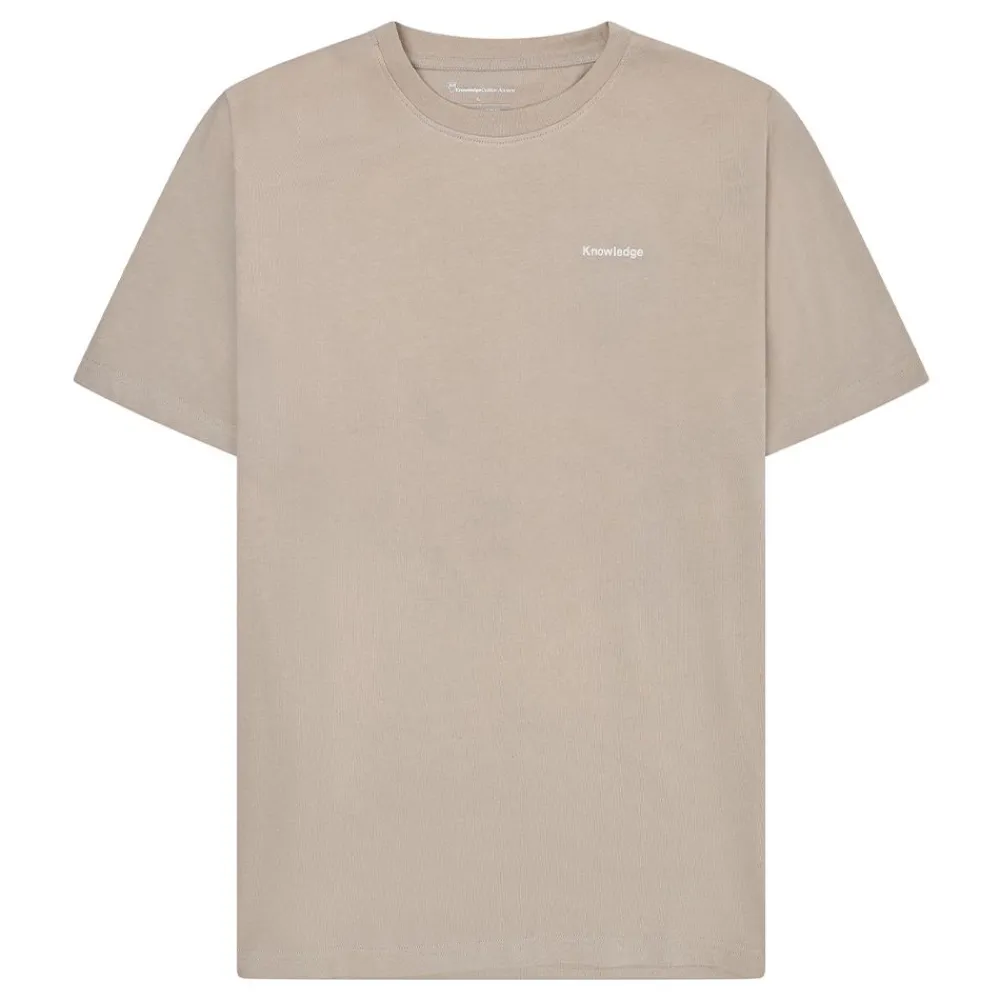 Outlet Knowledge Cotton Back print t-shirt Herr