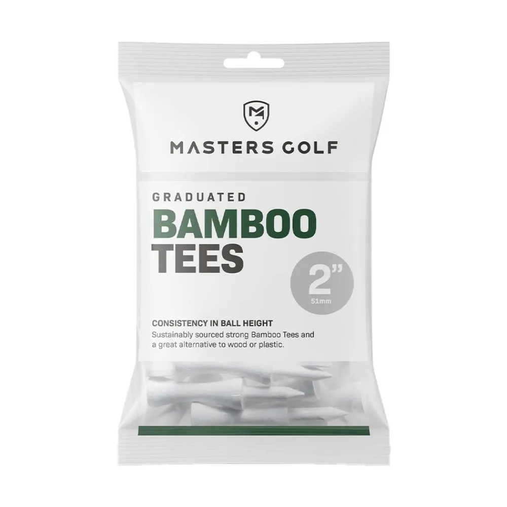 Masters Golf Bamboo Graduated Tees 51mm
