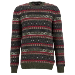 Clearance Barbour Easdale Fair Isle Crew Neck Sweater
