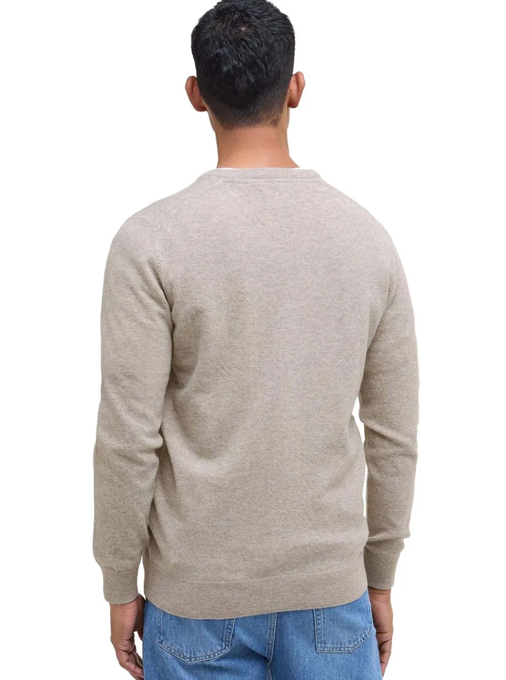 Online Barbour Essential V-neck Wool Jumper Herr