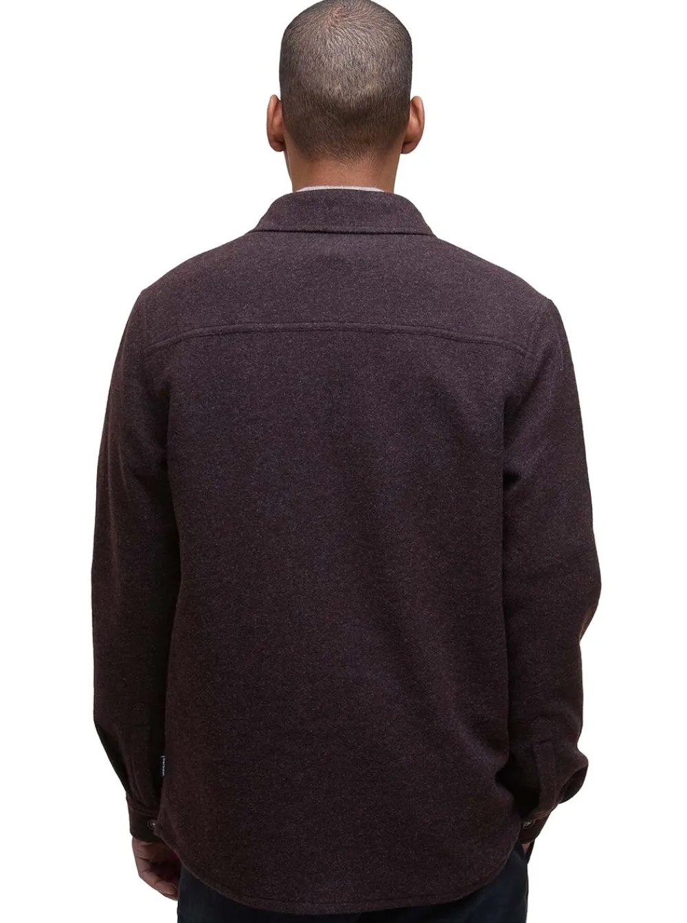Outlet Barbour Marlow Tailored Wool Blend Overshirt herr