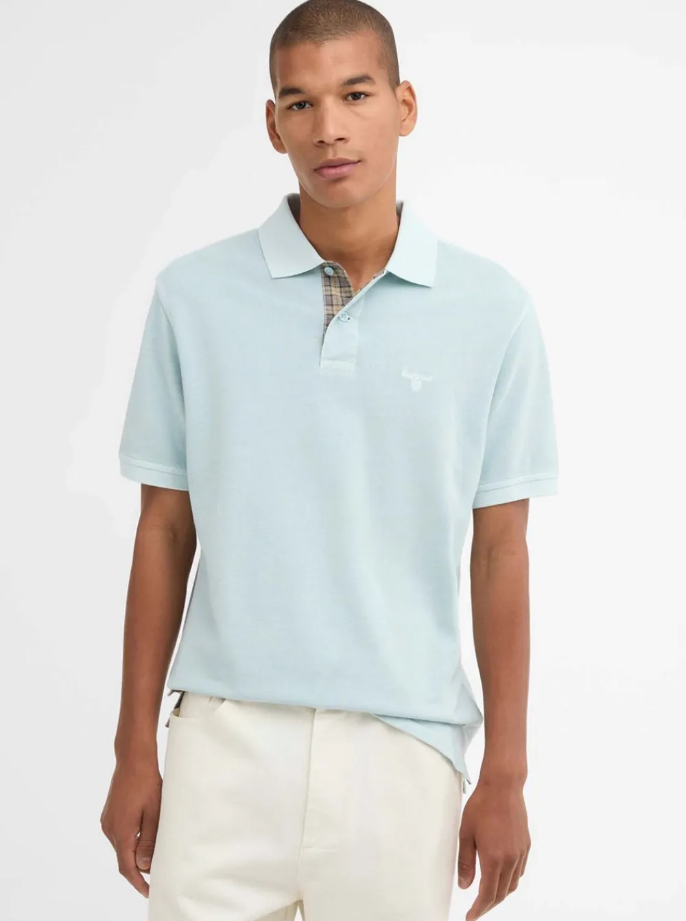 Hot Barbour Tartan Polo Herr