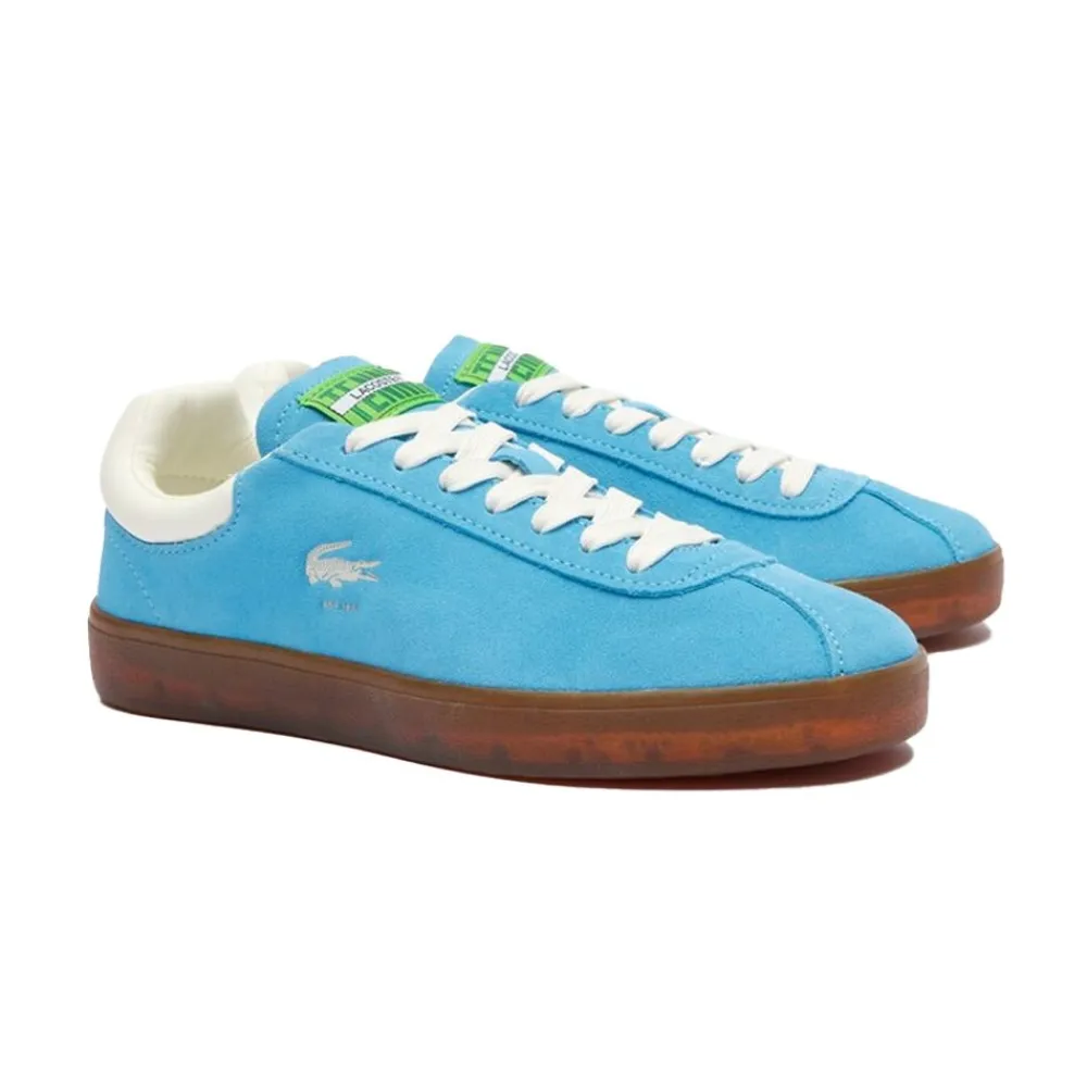 Outlet Lacoste Baseshot Suede Trainers Dam