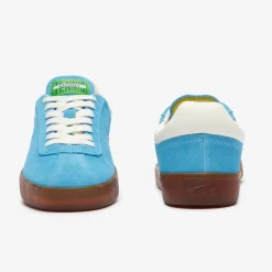 Outlet Lacoste Baseshot Suede Trainers Dam