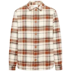Vårjackor|Allt Under Jackor | Knowledge Cotton Big Checked Heavy Fanne Overhirt Herr