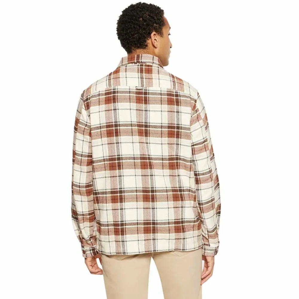 Vårjackor|Allt Under Jackor | Knowledge Cotton Big Checked Heavy Fanne Overhirt Herr