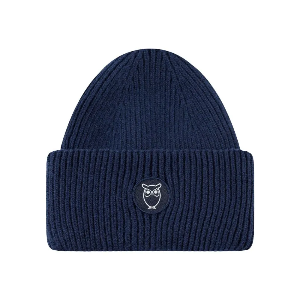 Accessoarer|Accessoarer | Knowledge Cotton Big rib beanie - RWS