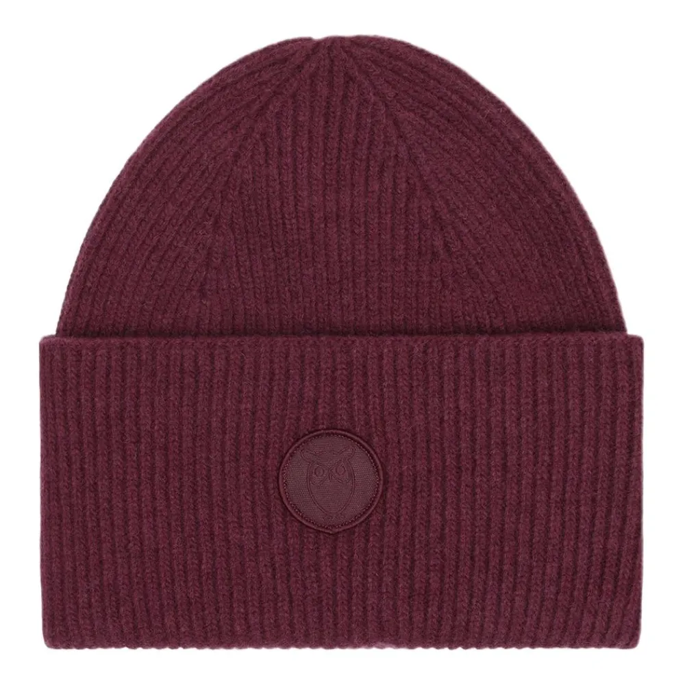 Discount Knowledge Cotton Big rib beanie - RWS