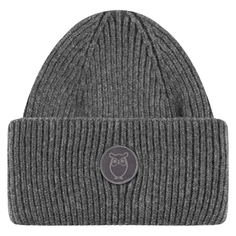 Accessoarer|Accessoarer | Knowledge Cotton Big rib beanie - RWS
