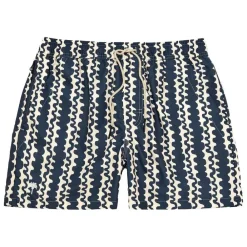 Online OAS Blue Scribble Swim Shorts Herr