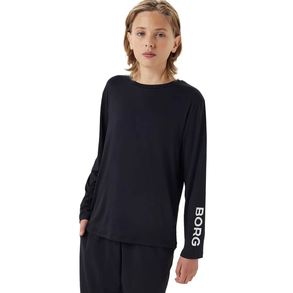 New Björn Borg Borg Long Sleeve T-Shirt Junior