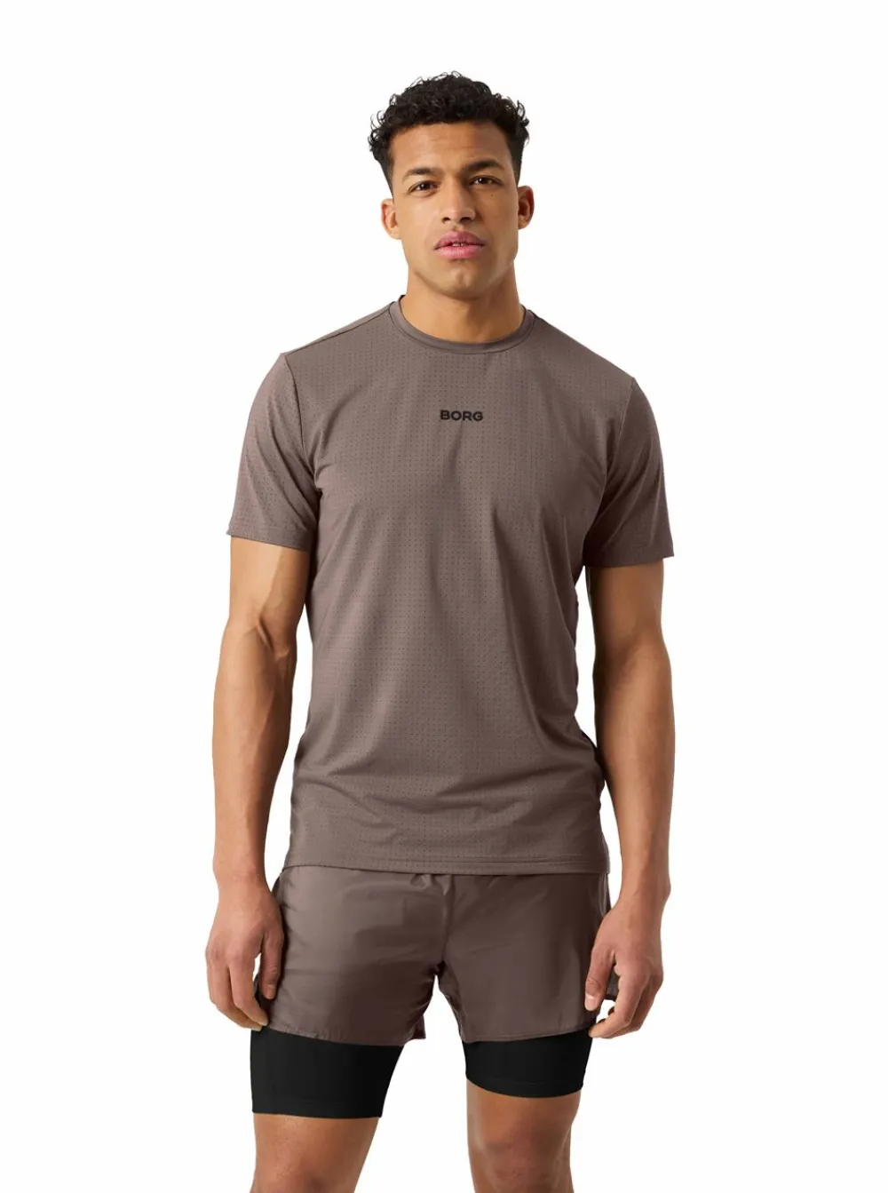 Löparkläder | Björn Borg BORG PERFORANCE PERFORATED T-SHIRT HERR