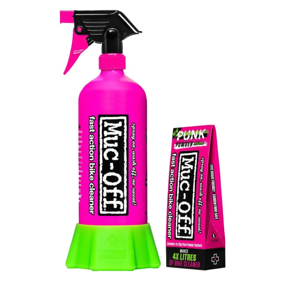 Muc-Off Bottle For Life Bundle (Inc 4 Pack Punk Powder)