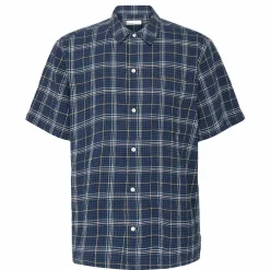 Skjortor|Allt Under Överdelar | Knowledge Cotton Box Fit eerucker hort eeved hirt Herr