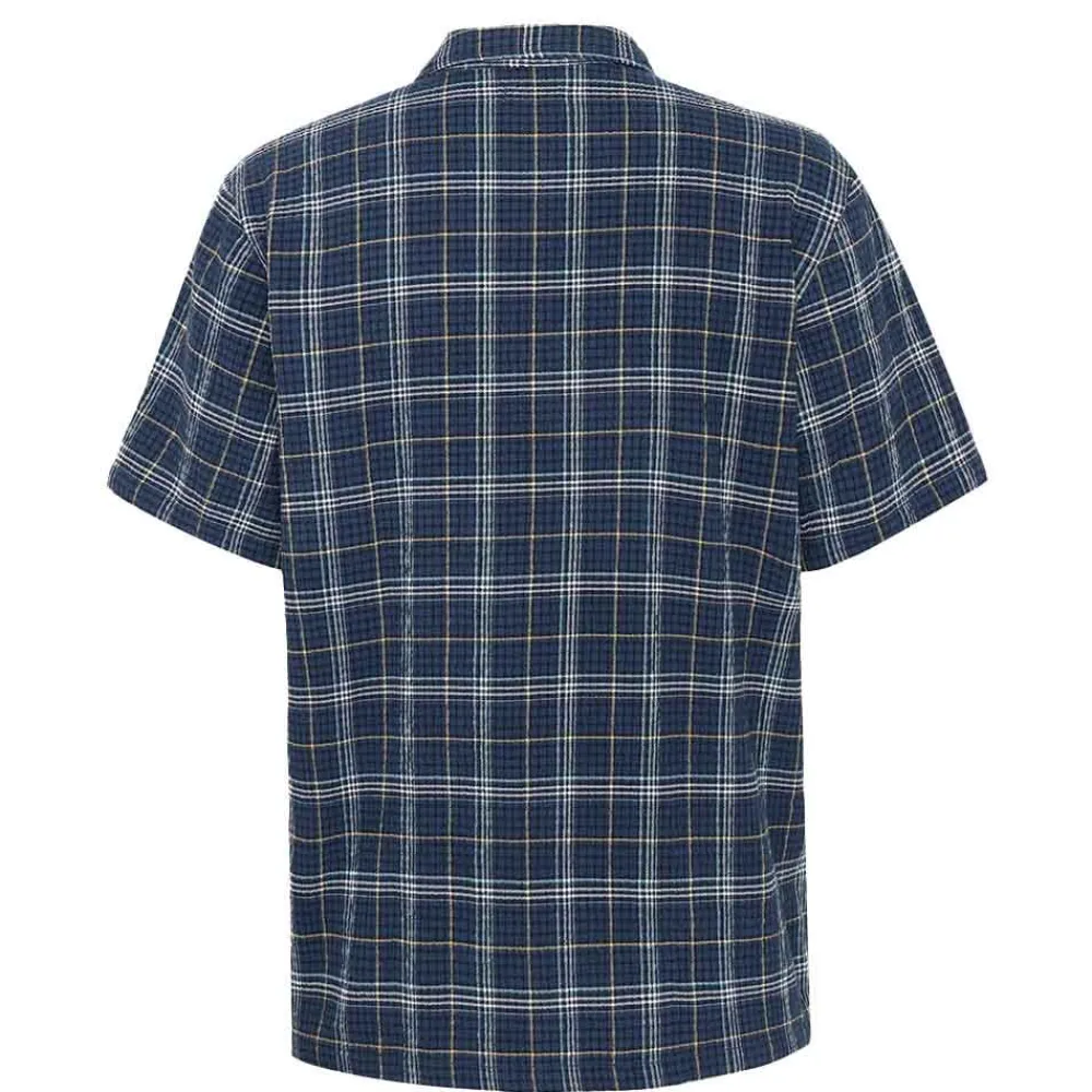 Skjortor|Allt Under Överdelar | Knowledge Cotton Box Fit eerucker hort eeved hirt Herr
