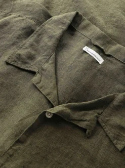 Allt Under Linnekläder|Linneskjortor | Knowledge Cotton Box fit hort eeved inen hirt GOT/Vegan herr