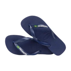 Online Havaianas Brasil Logo Flip Flops Junior