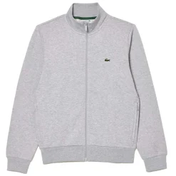 Clearance Lacoste Brushed Fleece Zipped Jogger Sweatshirt Herr