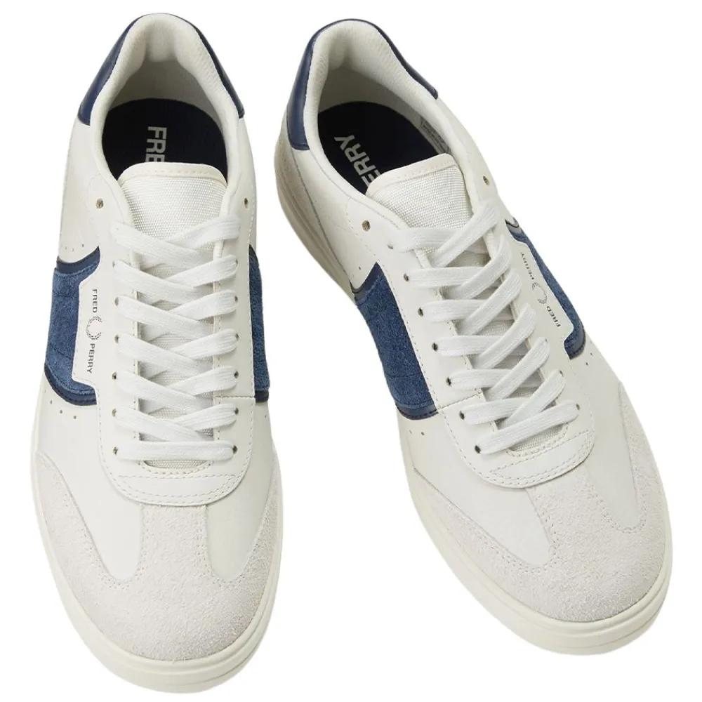 Allt Under Herrskor|Sneakers Herr | Fred Perry B4 Textured Leather Suede Herr