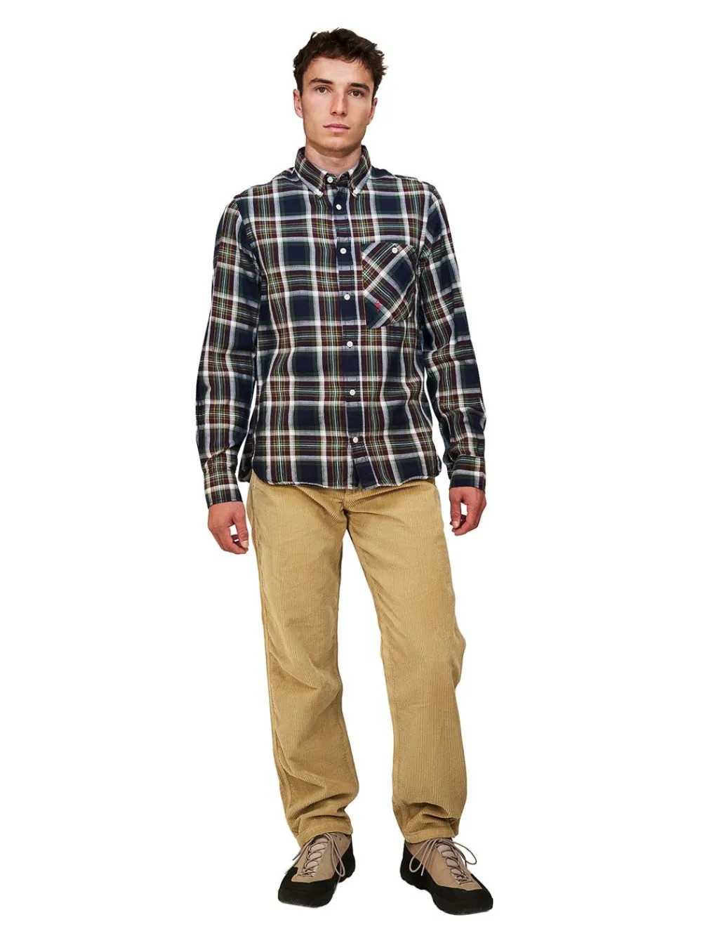 The Mountain Studio BUTTON DOWN LIGHT FLANNEL SHIRT HERR