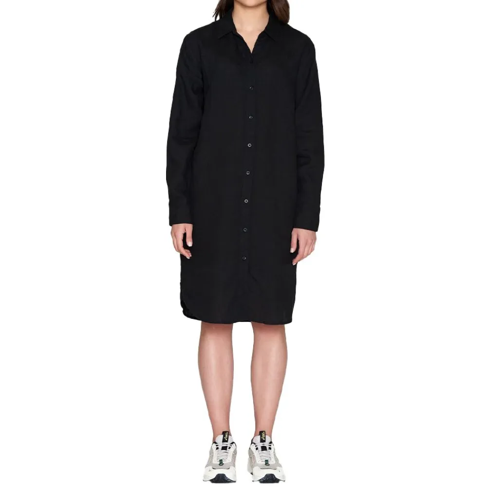 Knowledge Cotton Classic Linen Dress Dam