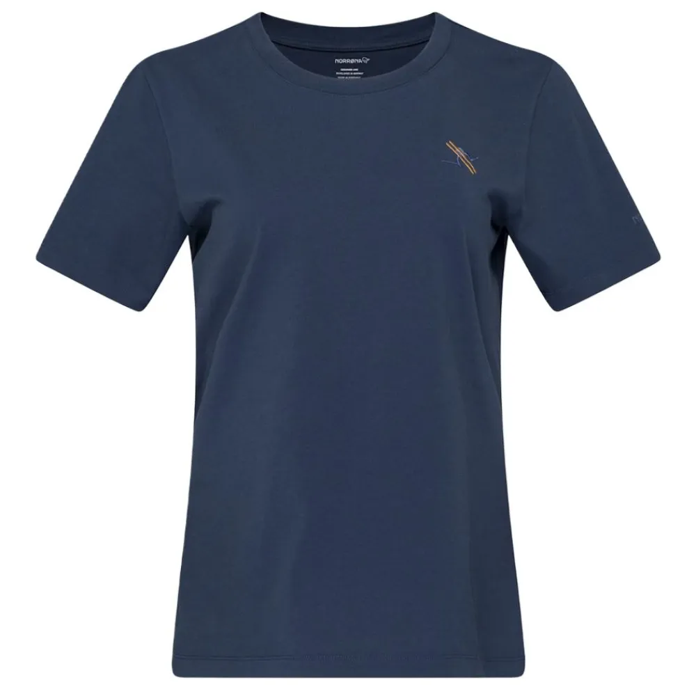 Allt Under Överdelar|T-Shirts & Linnen | Norröna /29 cotton activity ebroidery T-hirt Da