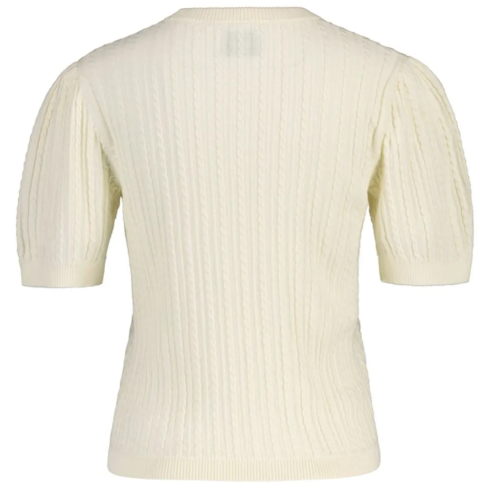 Allt Under Överdelar|T-Shirts & Linnen | GANT COTTON CABE C-NECK Short Seeve Dam