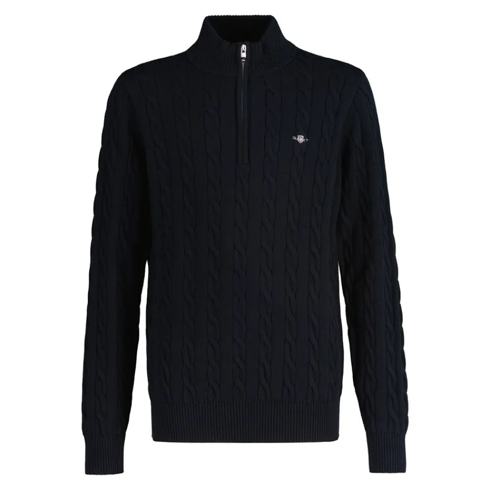 Best GANT Cotton Cable Half Zip