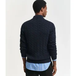 Online GANT Cotton Cable Half Zip Herr