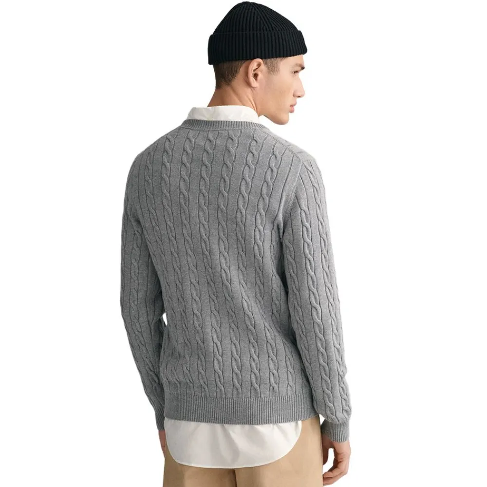 Online GANT Cotton Cable Knit Herr