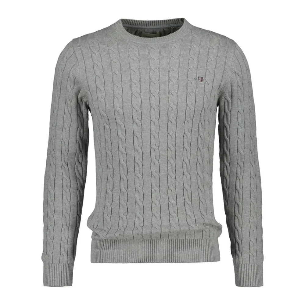 Online GANT Cotton Cable Knit Herr