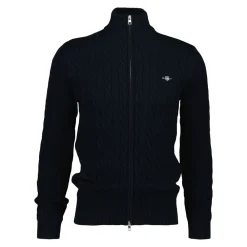Allt Under Överdelar | GANT Cotton Cable Zipped Cardigan Herr