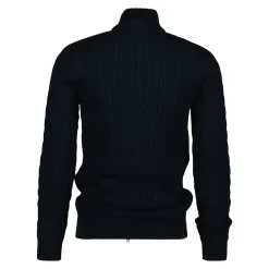 Allt Under Överdelar | GANT Cotton Cable Zipped Cardigan Herr