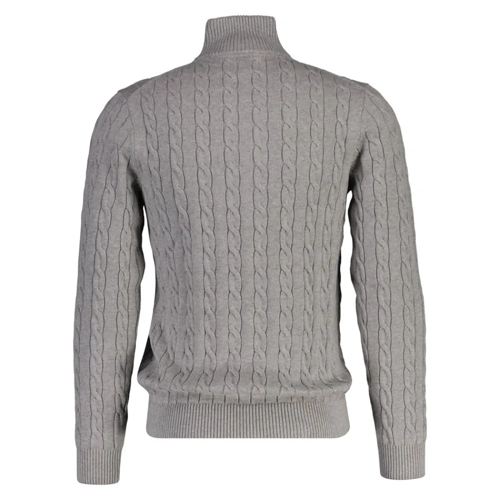 Online GANT Cotton Cable Zipped Cardigan Herr