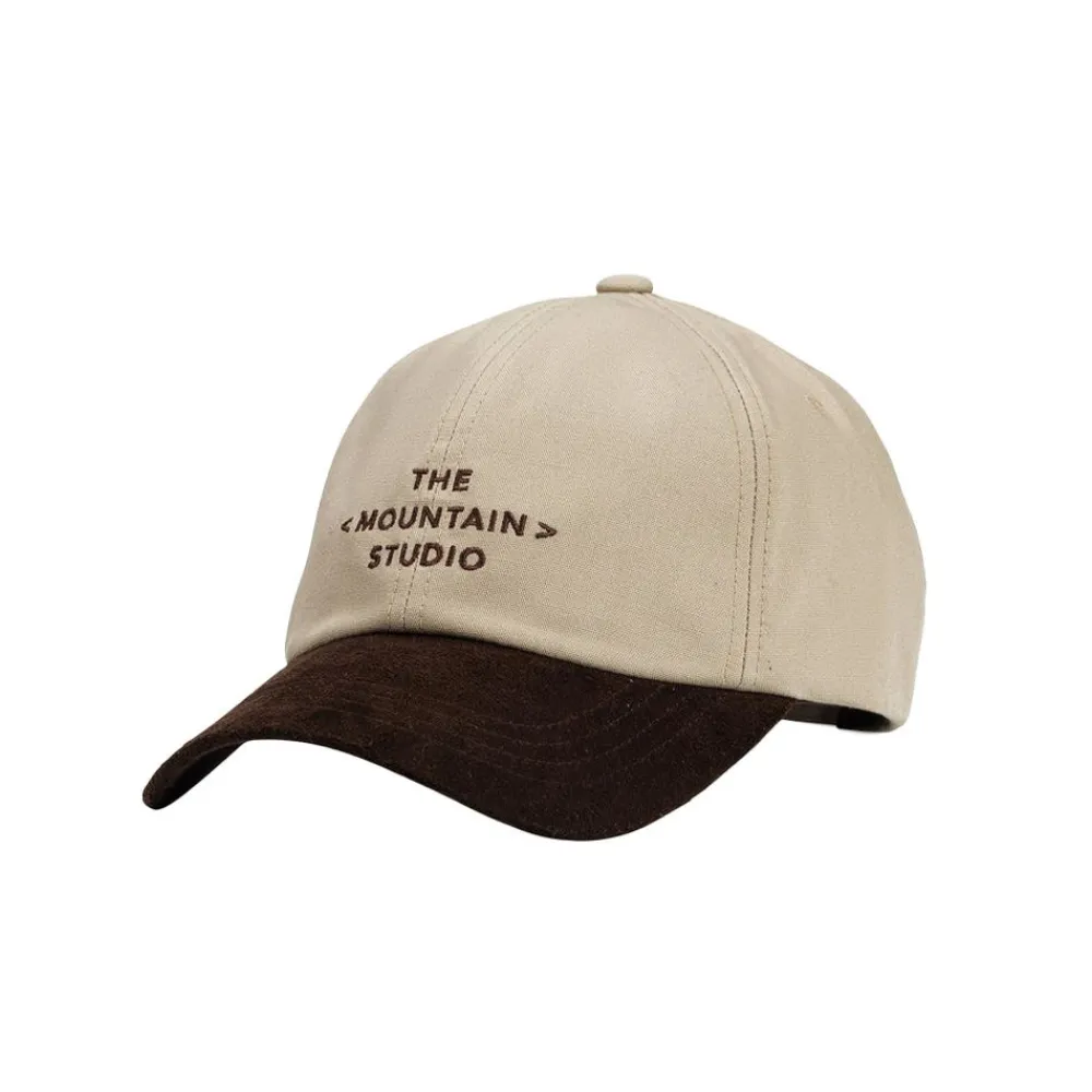 Outlet The Mountain Studio Cotton Cap With Suede Touch Brim
