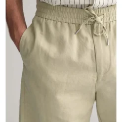 Clearance GANT Cotton-Linen Shorts Herr
