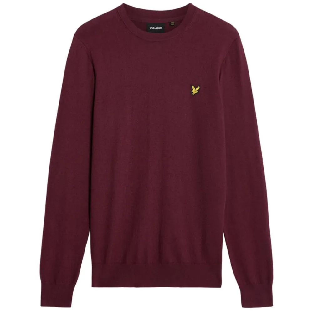 Lyle & Scott Cotton Merino Crew Neck Jumper Herr