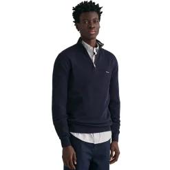 Online GANT Cotton Pique Half-Zip Herr