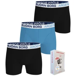 Online Björn Borg COTTON STRETCH BOXER ARGENTINA 3-PACK HERR