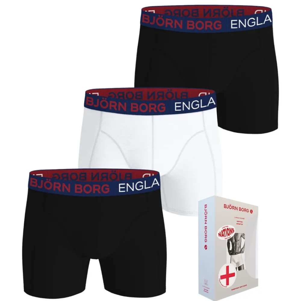 Underkläder | Björn Borg COTTON TRETCH BOXER ENGAND 3-PACK HERR